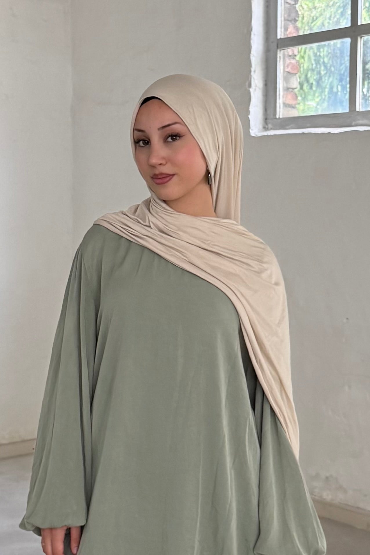 Premium Jersey in Beige