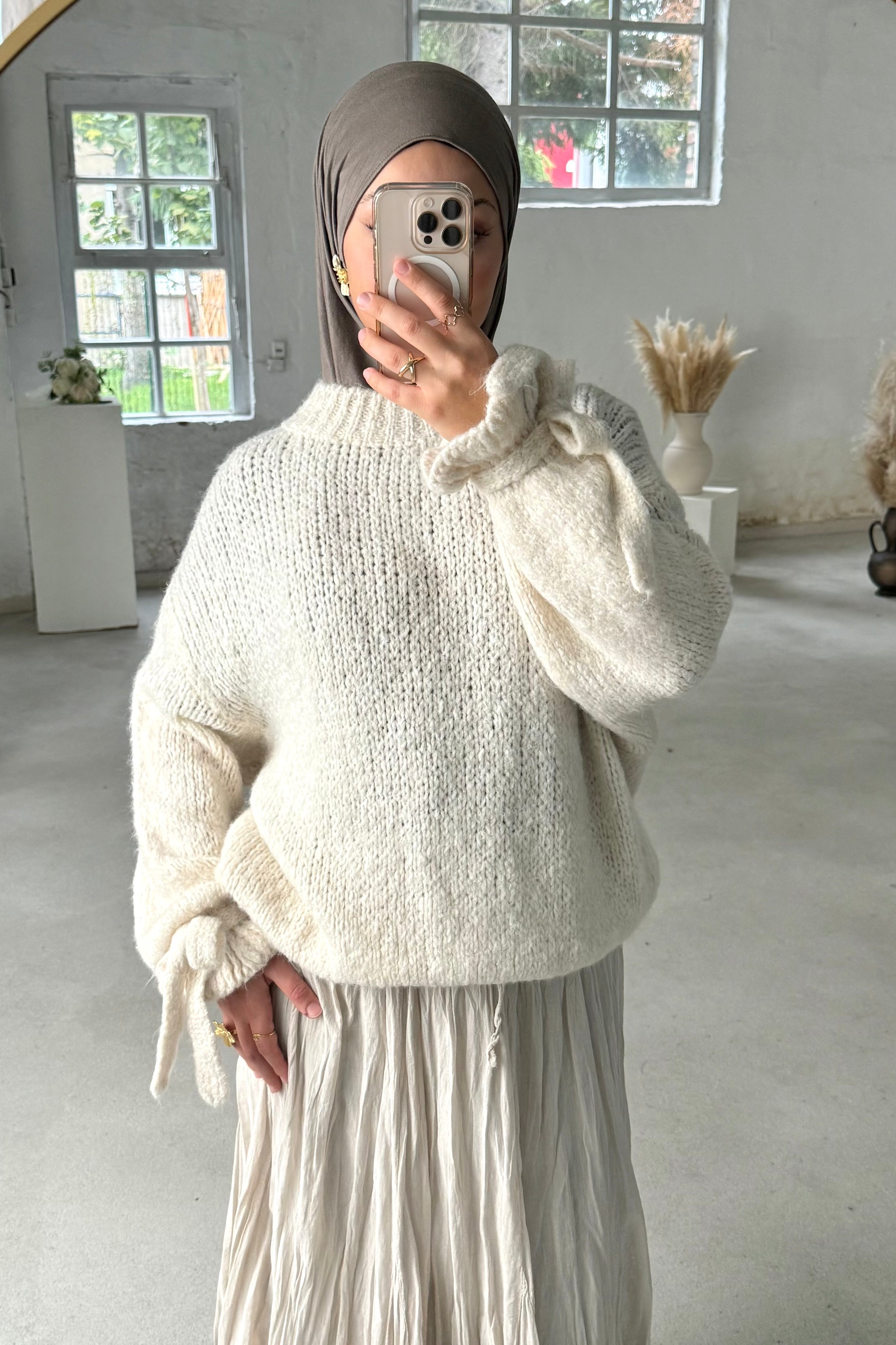 Mimi PULLOVER MIT SCHÜRDETAIL