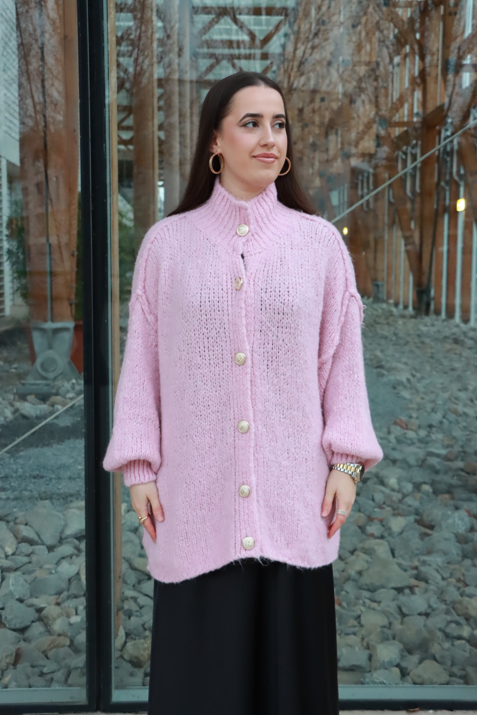 Kamila Strickjacke in Rosa