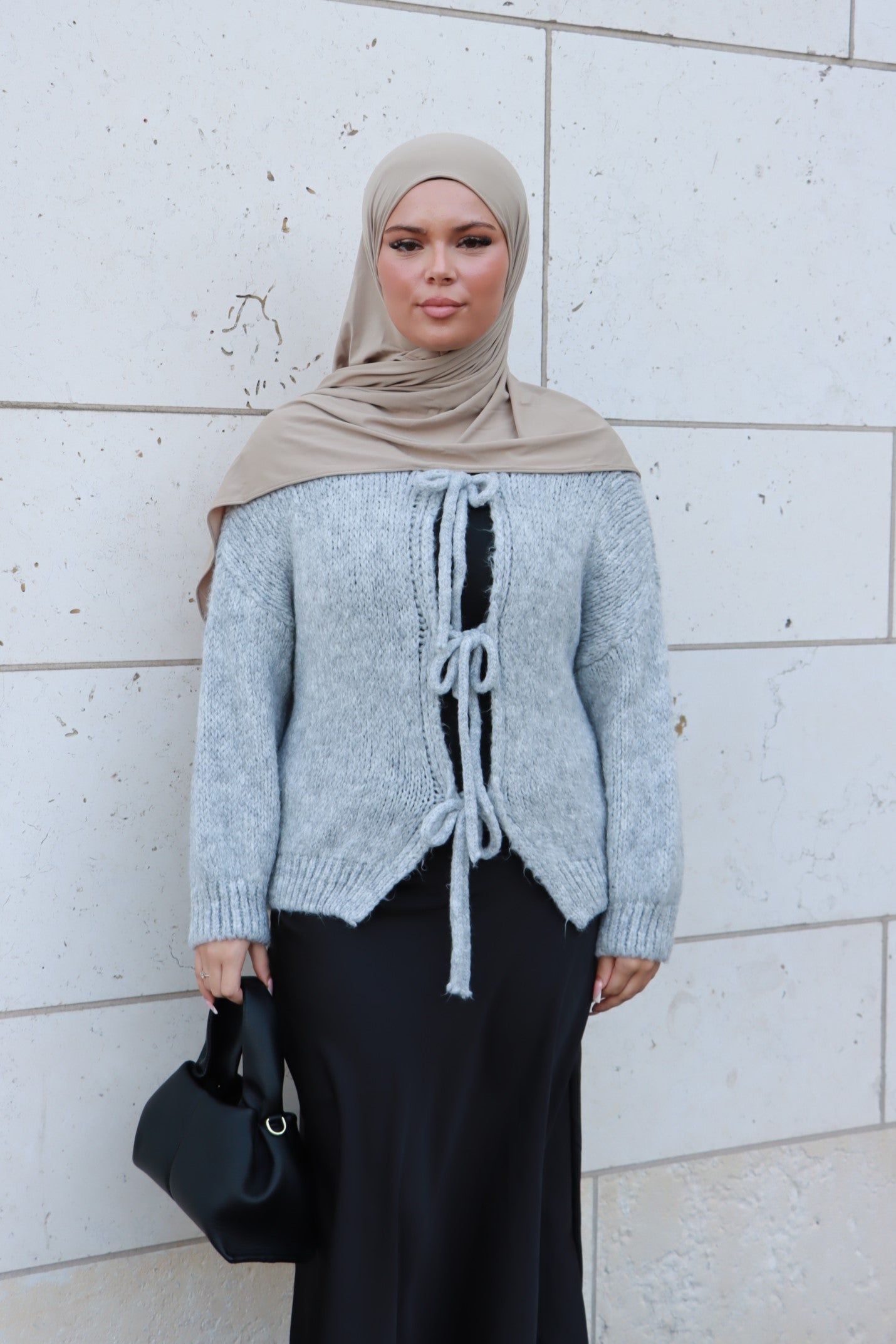 Amira Cardigan kurz in Grau