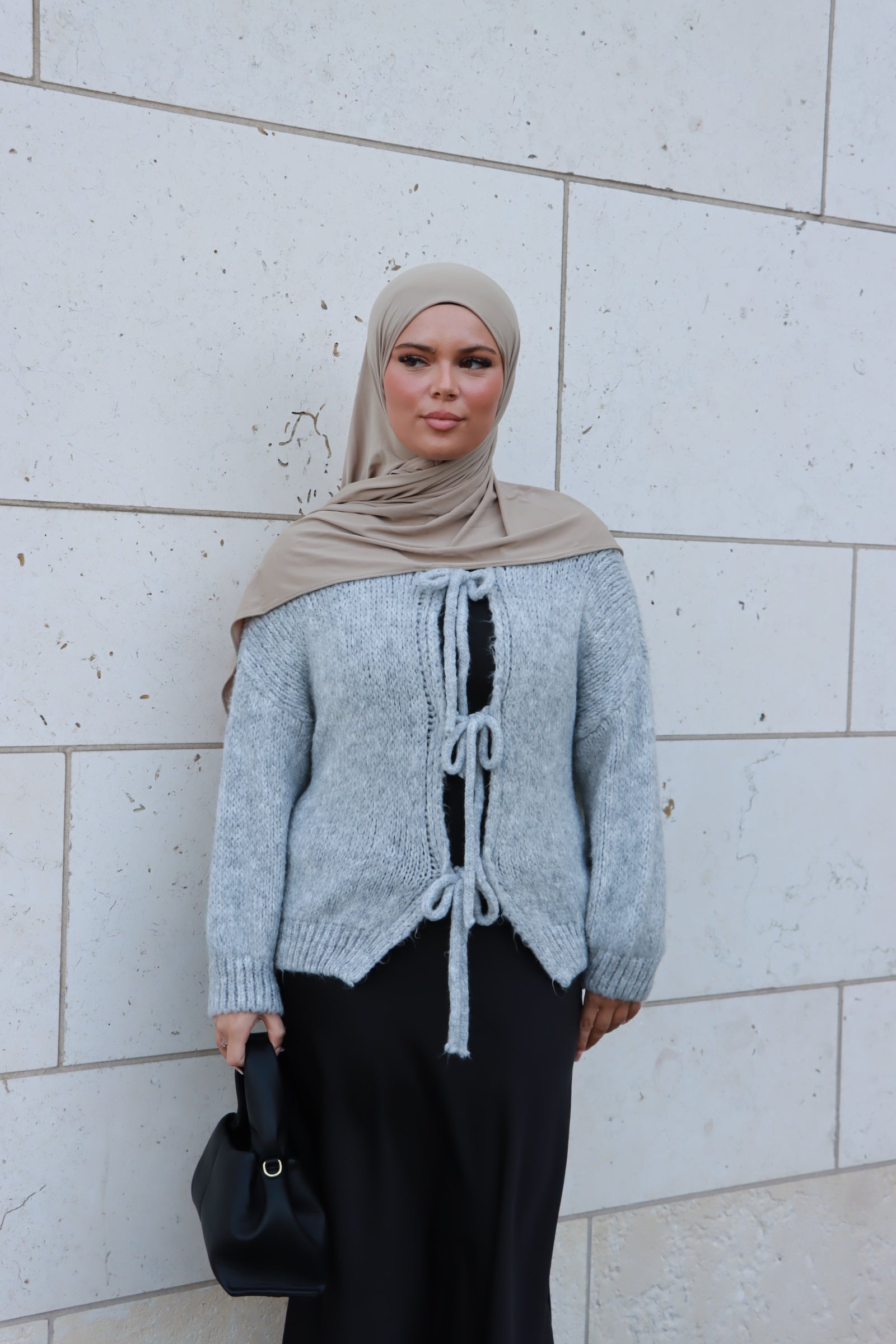 Amira Cardigan kurz in Grau