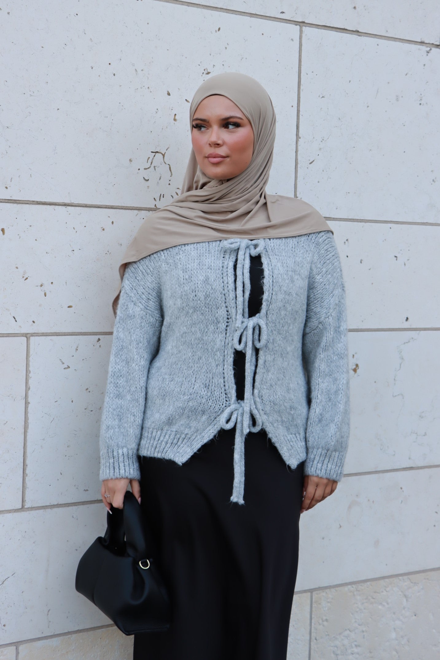 Amira Cardigan kurz in Grau