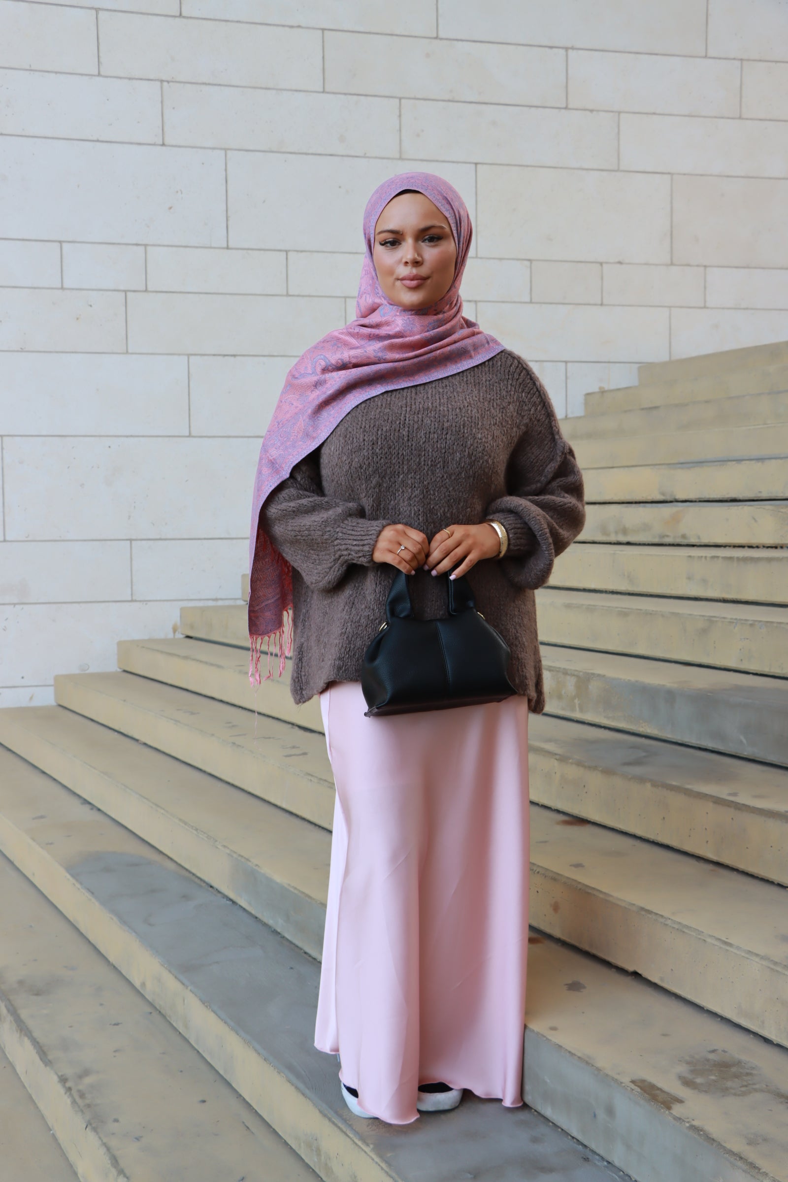 Pearl Oversized Pullover in Mocca