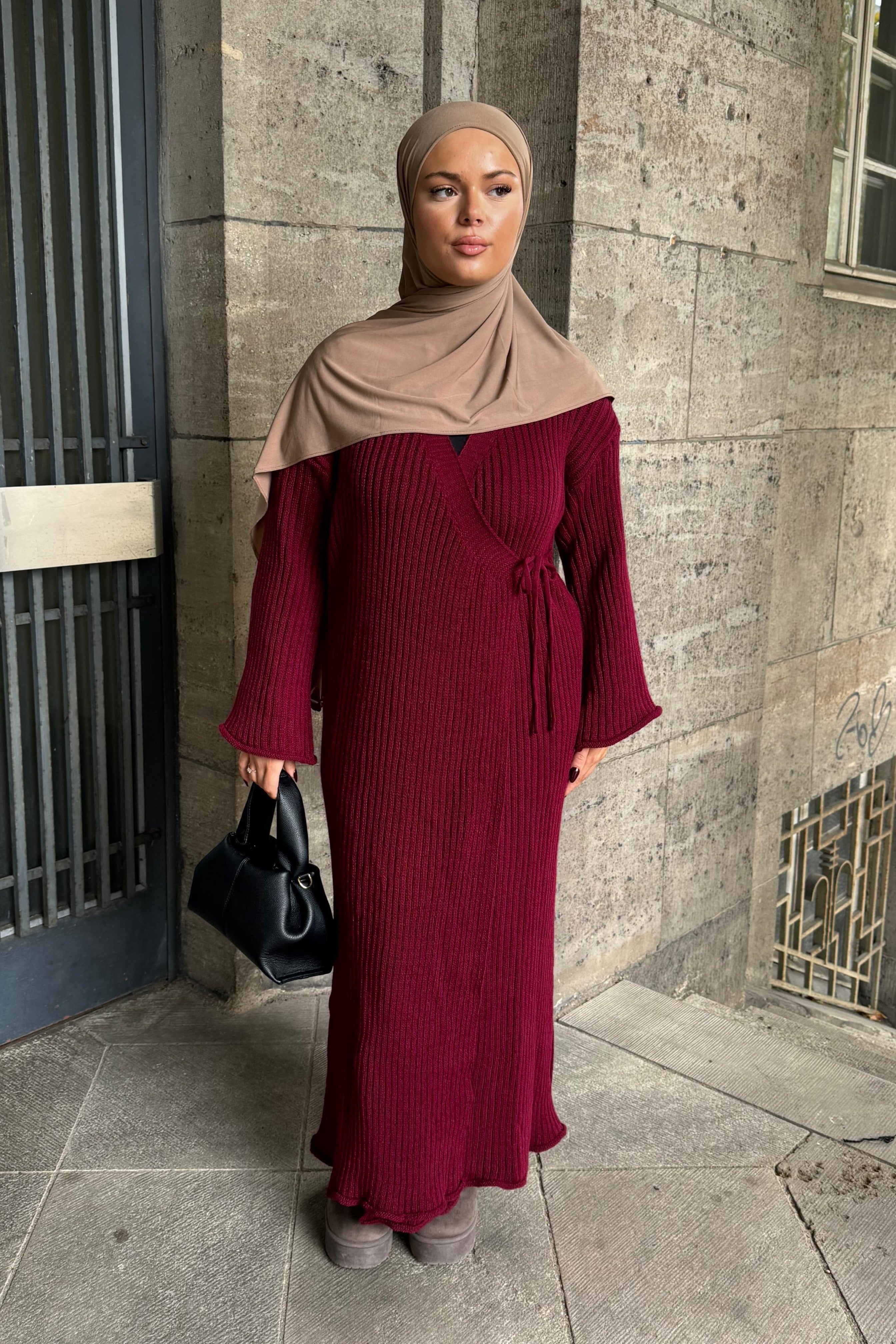 Mevlana Wickelkleid in Bordeux