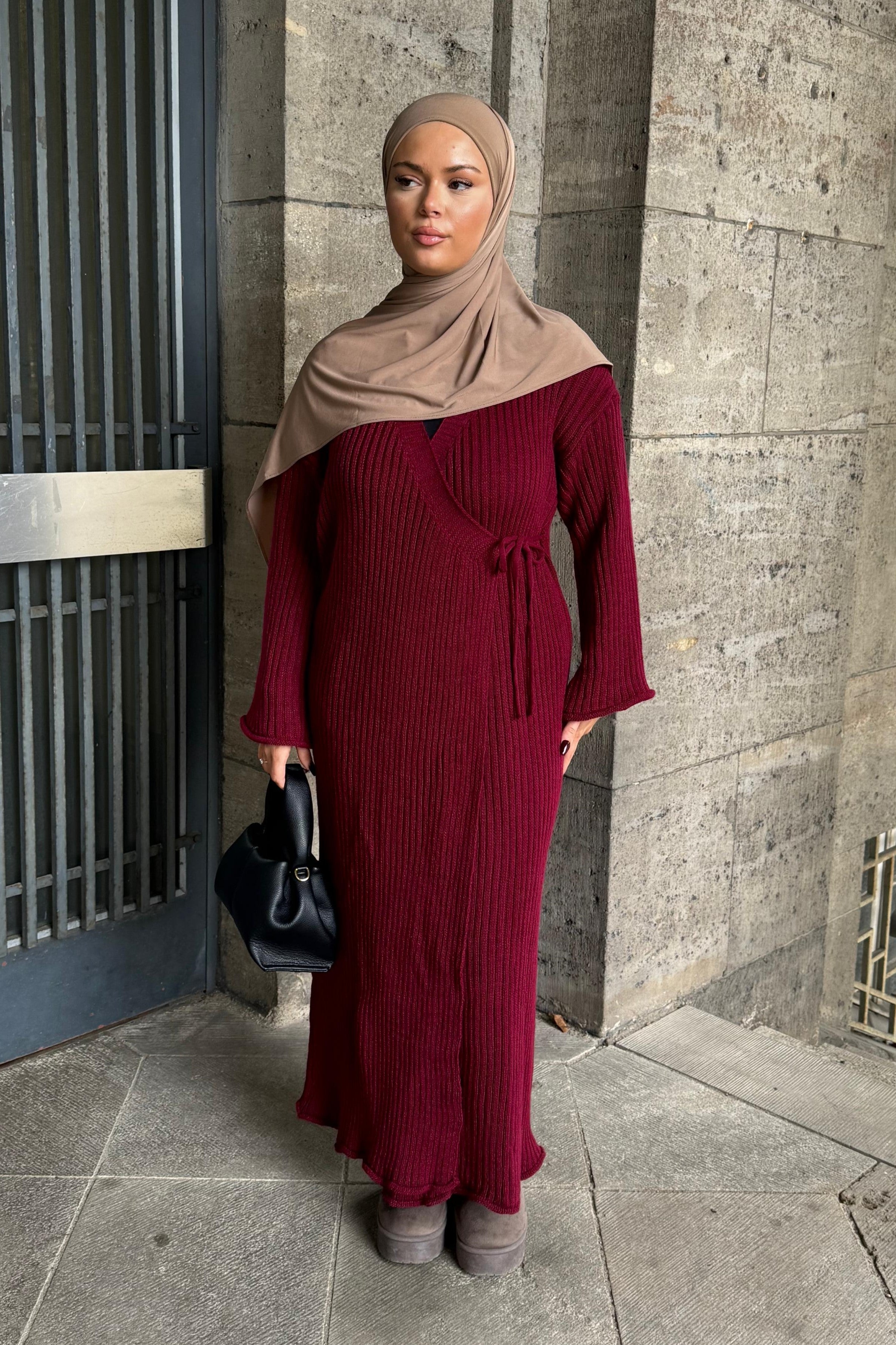 Mevlana Wickelkleid in Bordeux